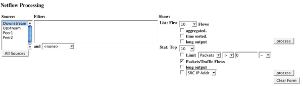 Processing Form